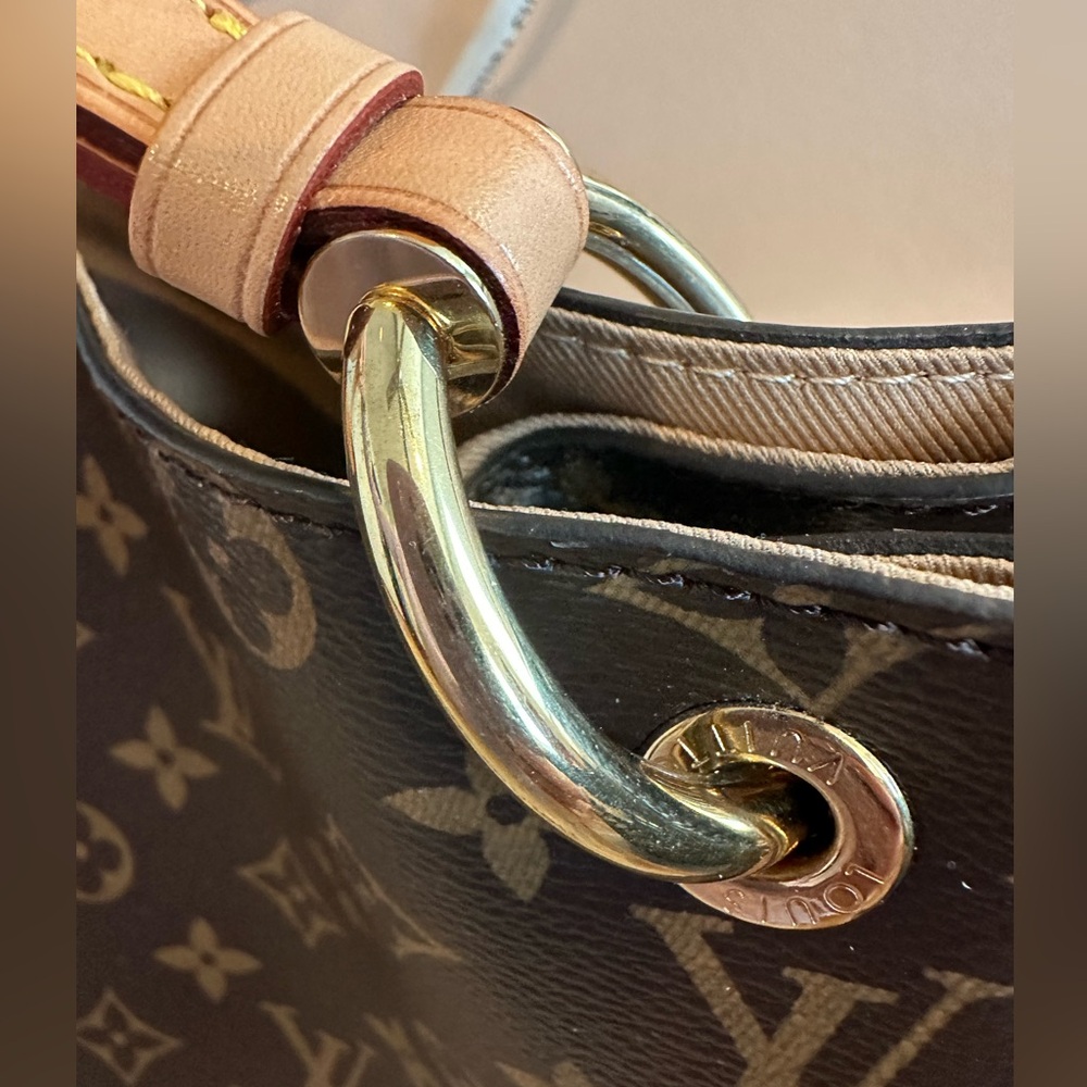 Louis Vuitton Graceful PM MNG Beige/Brown Monogram Shoulder Bag - Picture 6 of 17